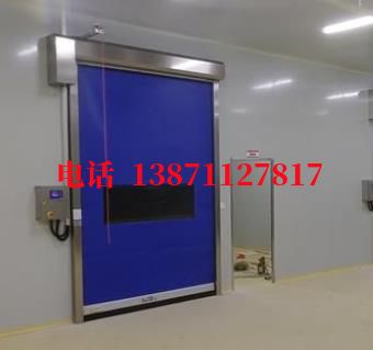 感应拉链密封快速卷帘门
